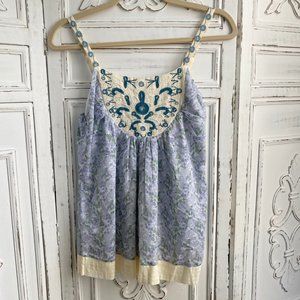 DownEast Tank Top Embroidered Design - SZ. Small